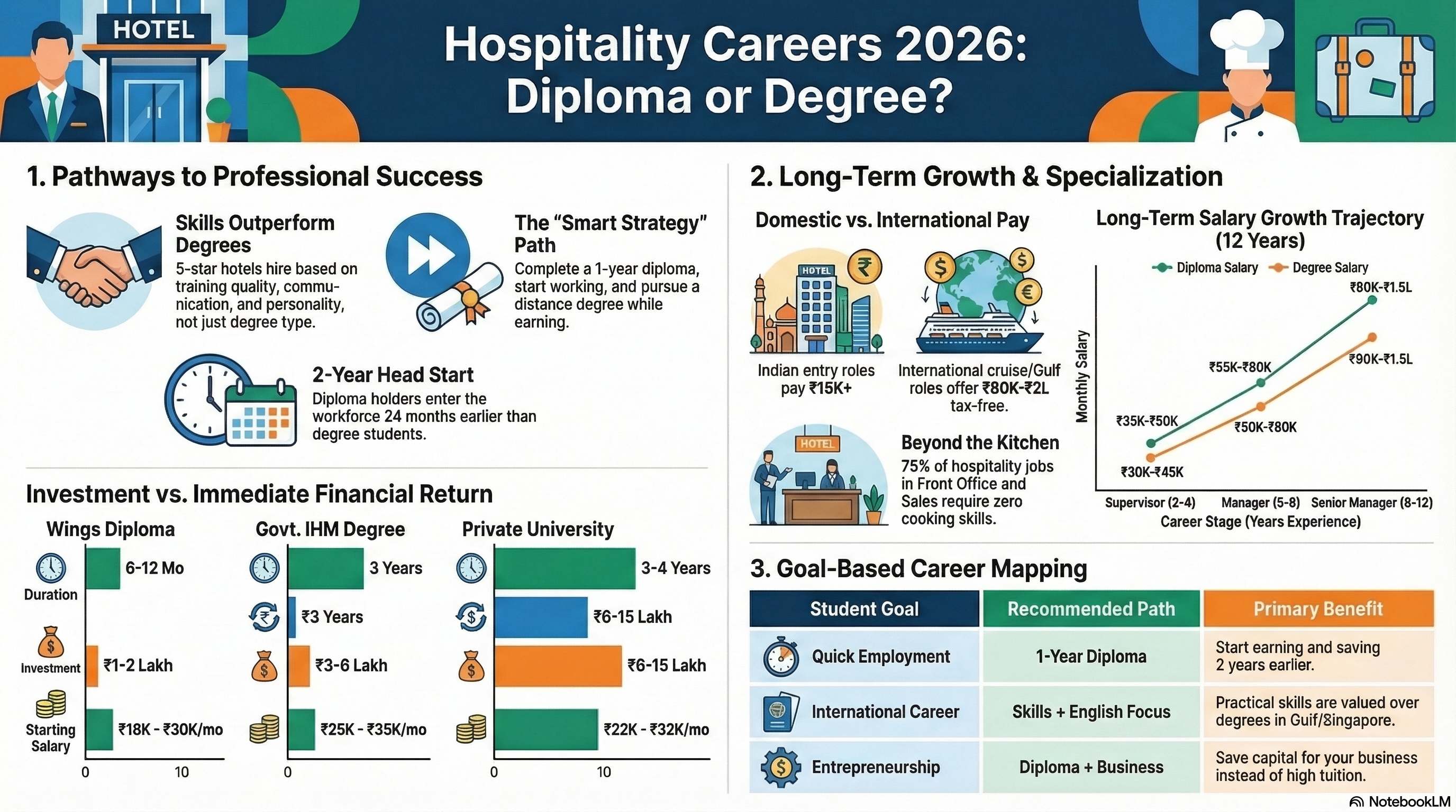 Best Hospitality Management Courses After 12th 2026: Diploma, Degree & Career Options - Wings Institute Hotel Mgmt guide